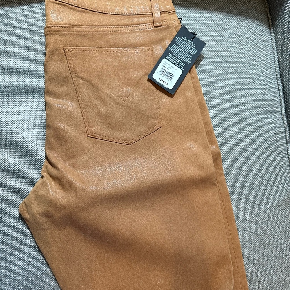 Hudson Barbara Coated Bootcut Jeans, size 34 NWT